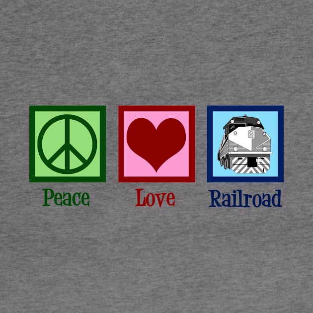 Peace Love Railroad by epiclovedesigns